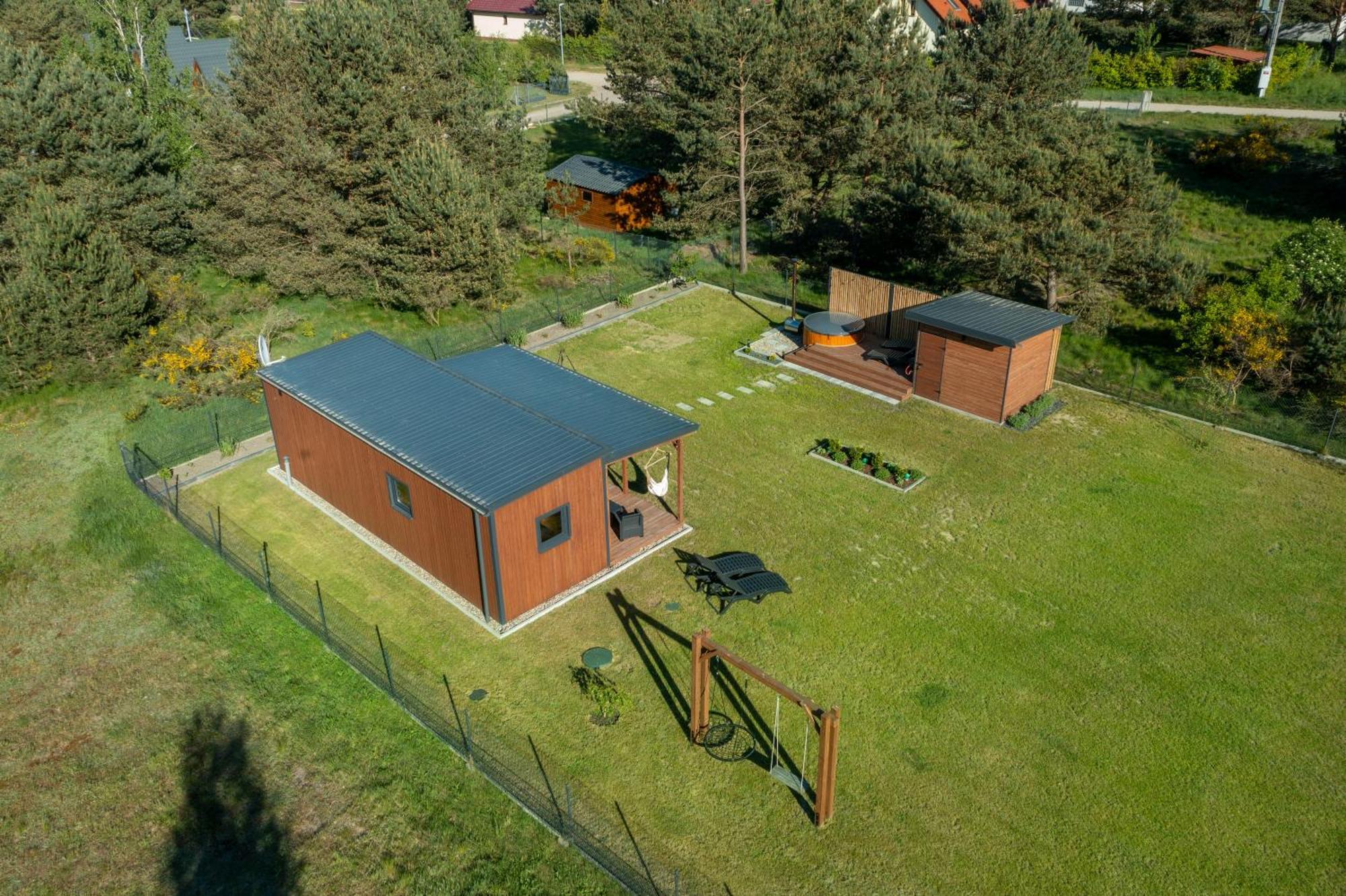 Westfalowachatka Domek Z Jacuzzi Sasino Zewnętrze zdjęcie